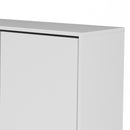 Ry Matt White 1 Door 1 Drawer Display Cabinet by Lavishway | Display Cabinets-41294