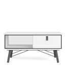 Ry Matt White 1 Drawer Coffee Table by Lavishway | Coffee Tables-41322