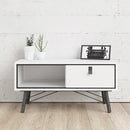 Ry Matt White 1 Drawer Coffee Table by Lavishway | Coffee Tables-41321