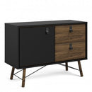 Ry Matt Black and Walnut Sideboard by Lavishway | Sideboards-41332