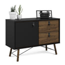 Ry Matt Black and Walnut Sideboard by Lavishway | Sideboards-41333