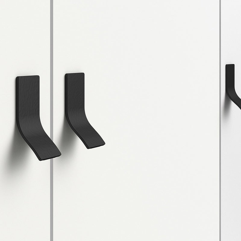 Ry 2 Doors and 3 Drawers Matt White Wardrobe by Lavishway | Wardrobe-34709