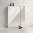 Shoes Oak Shoe Cabinet 3 Tilting & 1 Door by Lavishway | Shoe Cabinets-34776