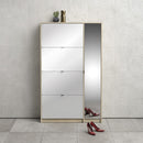 Shoes 4 Tilting & 1 Mirror Door Shoe Cabinet by Lavishway | Shoe Cabinets-34769