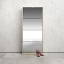 Shoes 4 Mirror Tilting Doors Shoe Cabinet by Lavishway | Shoe Cabinets-34764