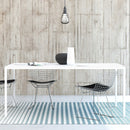 Family White Melamine Top Large Dining Table by Lavishway | Dining Tables-29682