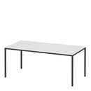 Family White Dining Table With Black Legs by Lavishway | Dining Tables-29667