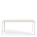 Family Oak Top With White Legs Dining Table by Lavishway | Dining Tables-34649