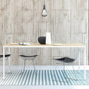 Family Oak Top With White Legs Dining Table by Lavishway | Dining Tables-34644