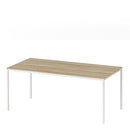 Family Oak Top With White Legs Dining Table by Lavishway | Dining Tables-34647