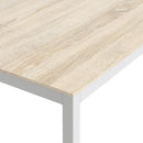 Family Oak Top With White Legs Dining Table by Lavishway | Dining Tables-34646