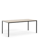 Family Oak Top With Black Legs Dining Table by Lavishway | Dining Tables-34633