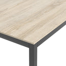 Family Oak Top With Black Legs Dining Table by Lavishway | Dining Tables-34630