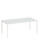 Family White Melamine Top Small Dining Table by Lavishway | Dining Tables-29663