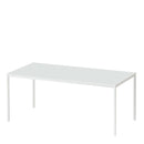 Family White Melamine Top Small Dining Table by Lavishway | Dining Tables-29664