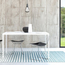 Family White Melamine Top Small Dining Table by Lavishway | Dining Tables-29662