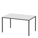 Family White Dining Table With Black Legs by Lavishway | Dining Tables-29650