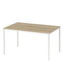 Family Oak Finish Dining Table With White Leg by Lavishway | Dining Tables-29638