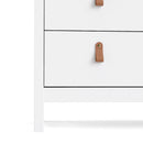 Barcelona 2 Over 3 White Chest Of Drawers by Lavishway | Chest Of Drawers-29845