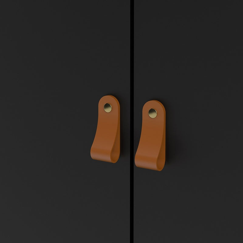 Barcelona Matt Black 3 Doors Wardrobe by Lavishway | Wardrobe-34700