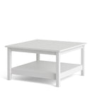 Madrid White Finish Coffee Table by Lavishway | Coffee Tables-29464