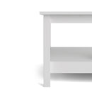 Madrid White Finish Coffee Table by Lavishway | Coffee Tables-29465