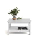 Madrid White Finish Coffee Table by Lavishway | Coffee Tables-29463