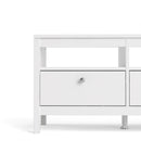 Madrid White 3 Drawers TV Unit by Lavishway | TV Units Cabinets-29472