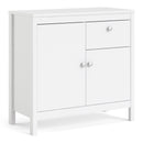 Madrid White Wooden 2 Doors Large Sideboard by Lavishway | Sideboards-29506