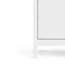 Madrid White Wooden 2 Doors Large Sideboard by Lavishway | Sideboards-29509