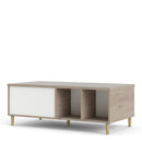 Rome White & Oak Sliding Top Coffee Table