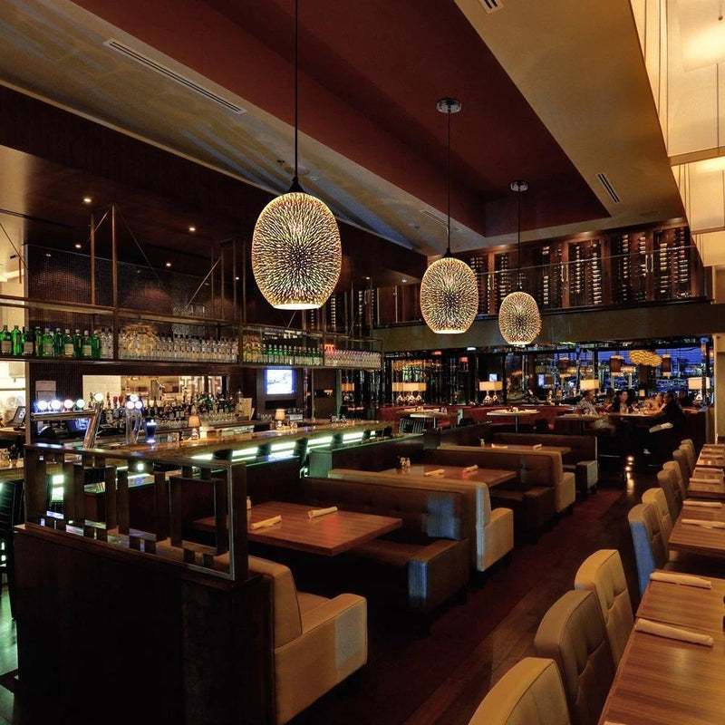 Modern 3D Starry Sky Fireworks Pendant Lamp by Lavishway | -48416