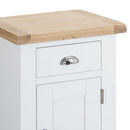 Tattershall Oak Top Small Cupboard in White by Lavishway | Cupboards & Cabinets-33011