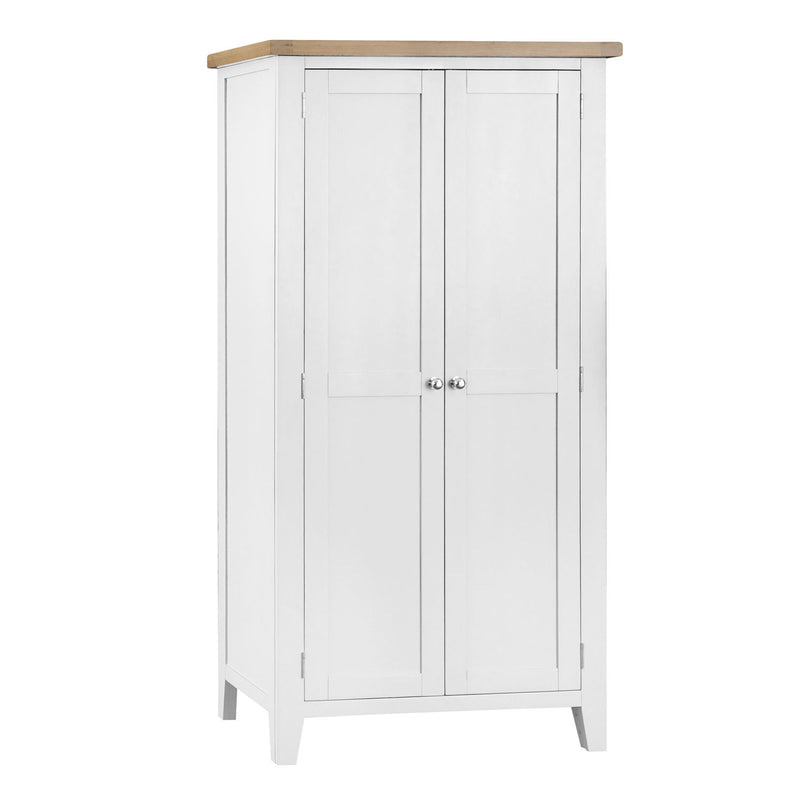 Tattershall Oak Top Full Hanging Wardrobe by Lavishway | Wardrobe-32939