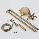 Antique Bronze Free Standing Bathroom Tap by Lavishway | Bathtub Faucets-49572