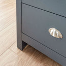 7 Drawers Wooden Chest in Slate Grey by Lavishway | Chest Of Drawers-38859