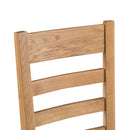 Chunky Ladder Back Dining Chair Set of 2 by Lavishway | Dining Chairs-37245