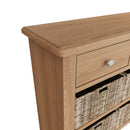 Guildford Solid Oak 3 Drawers Cabinet by Lavishway | Hallway Cabinets-32057