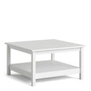 Barcelona White Wooden Coffee Table by Lavishway | Coffee Tables-29755