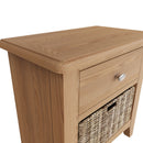 Guildford Solid Oak 1 Drawer Unit Cabinet by Lavishway | Side Tables-36671