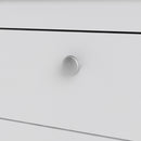 Madrid White 2 Drawers Bedside Table by Lavishway | Bedside Tables-29543