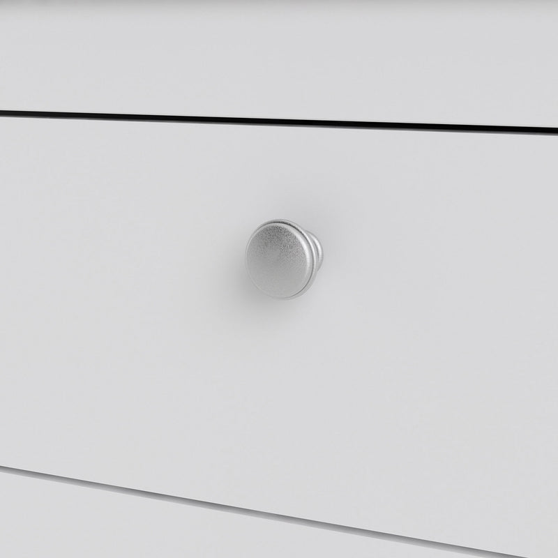 Madrid White 2 Drawers Bedside Table by Lavishway | Bedside Tables-29543