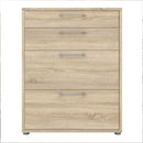 Prima Oak Finish 4 Drawers Filing Cabinet by Lavishway | Filing Cabinets-29139