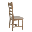 Heirloom Natural Oak Dining Chair Set of 2 by Lavishway | Dining Chairs-35911