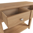 Guildford Solid Oak Console Table by Lavishway | Hallway Console Table-36660