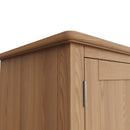 Guildford Solid Oak 2 Doors Hanging Wardrobe by Lavishway | Wardrobe-36807