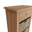 Guildford Solid Oak 1 Drawer Cabinet by Lavishway | Hallway Cabinets-32078