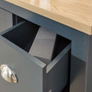 Slate Blue 3 Drawers 1 Door Slim Sideboard by Lavishway | Sideboards-39275