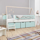 Manis Contemporary Wooden Bed Shelf by Lavishway | Bed Shelf-26200