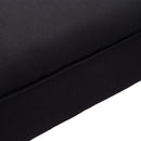 Modern Black Fabric Bed Side Bench by Lavishway | Benches & Storage Benches-38685